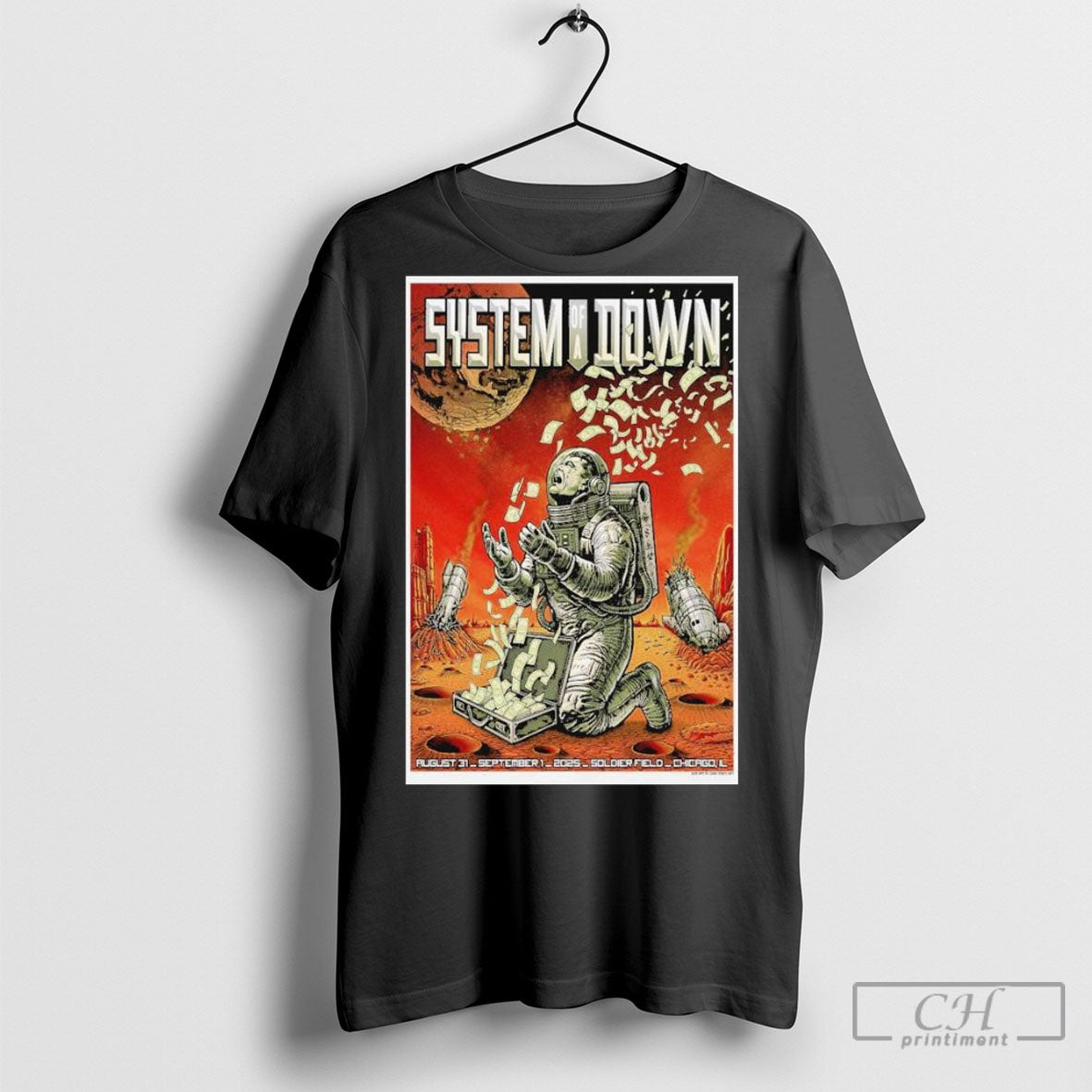 System Down Soldier Field Chicago Il Aug 31 Sep 1 2025 Poster Long