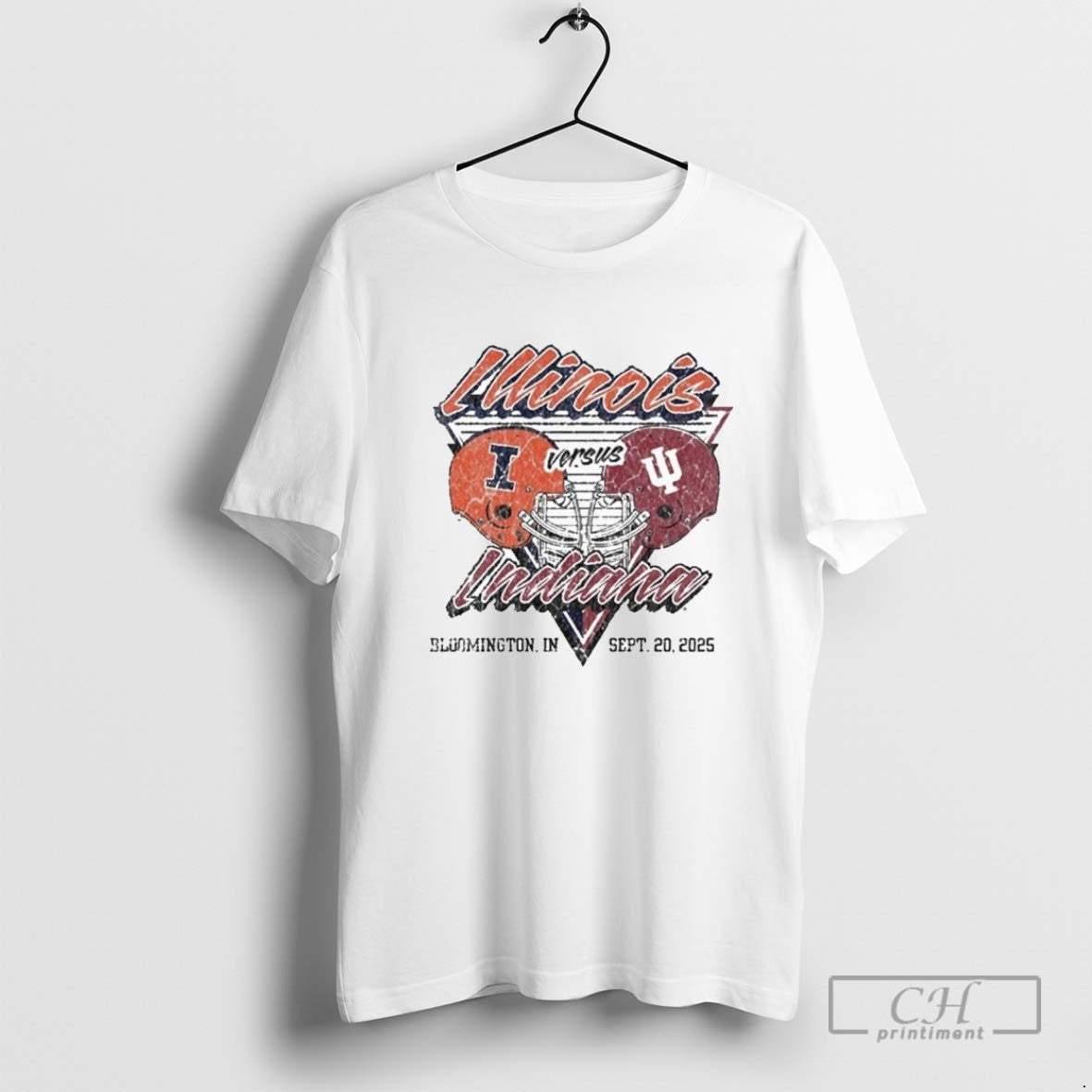 Gameday Showdown 2025 Indiana Vs Illinois Matchup Tank Top Trendy Art