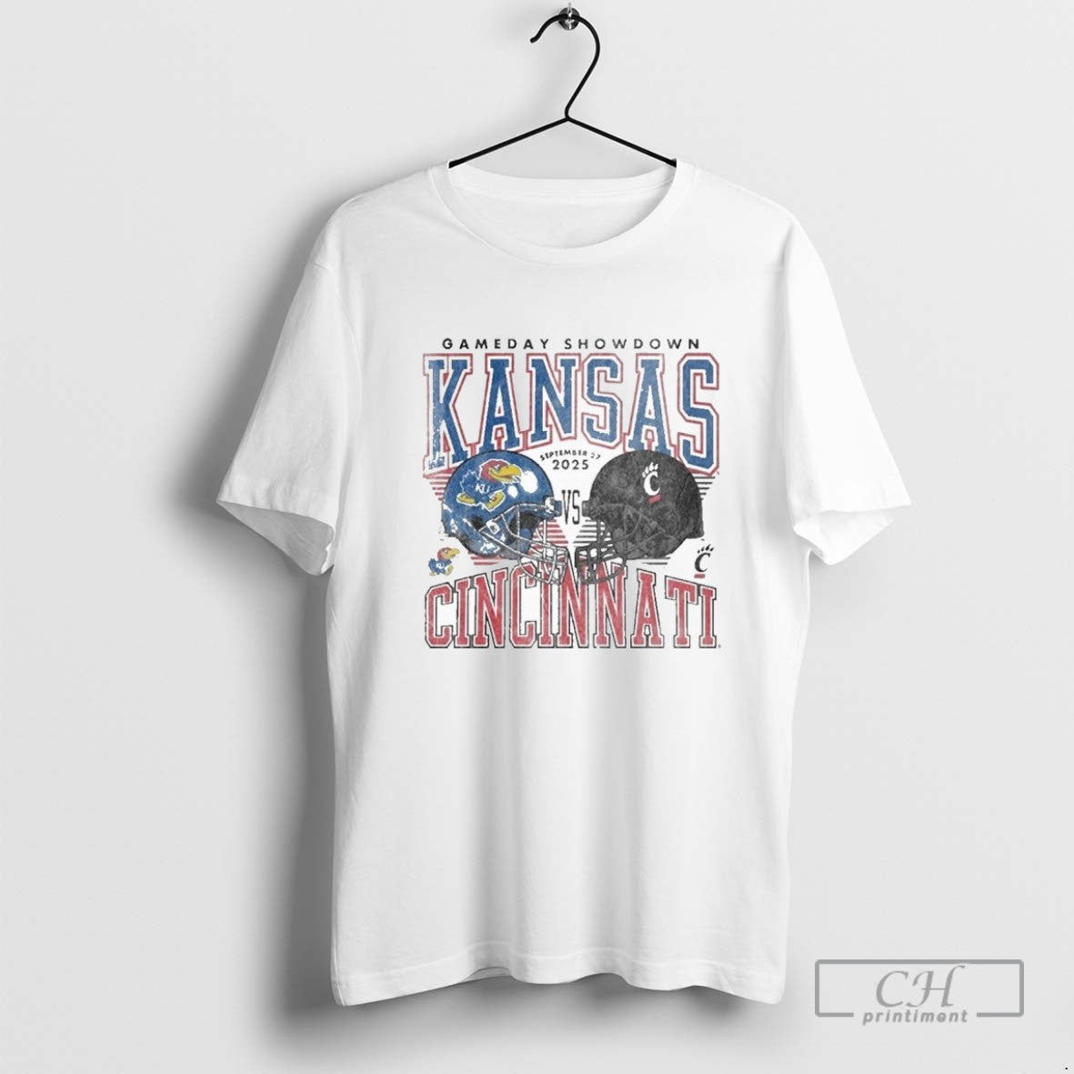 Gameday Showdown 2025 Kansas Vs Cincinnati Matchup Long Sleeve