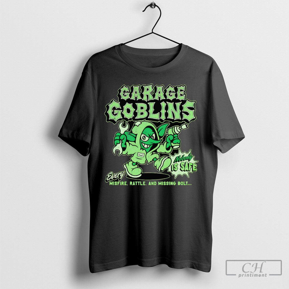 Garage Goblins Nobody Is Safe Tank Top Designer Style
