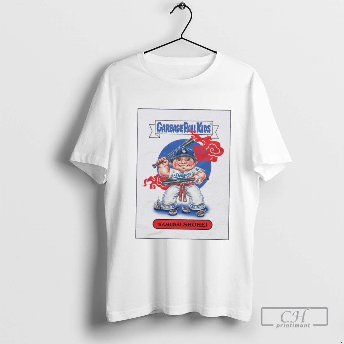 Garbage Pail X Los Angeles Dodger Mlb Samurai Shohei TShirt Designer
