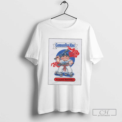 Garbage Pail X Los Angeles Dodger Mlb Samurai Shohei TShirt Designer