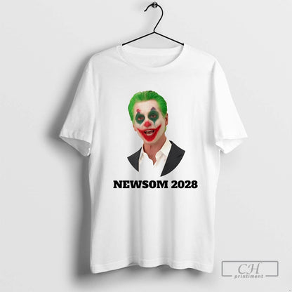 Gavin Newsom Joker 2028 TShirt Premium Collection
