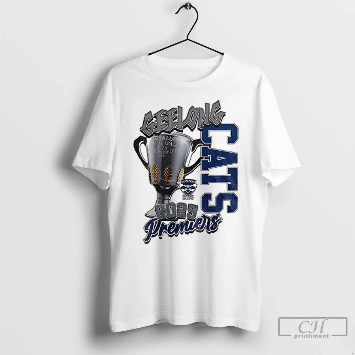 Geelong Cats Cup Afl Premiers 2025 Football T Shirts Tank Top Modern