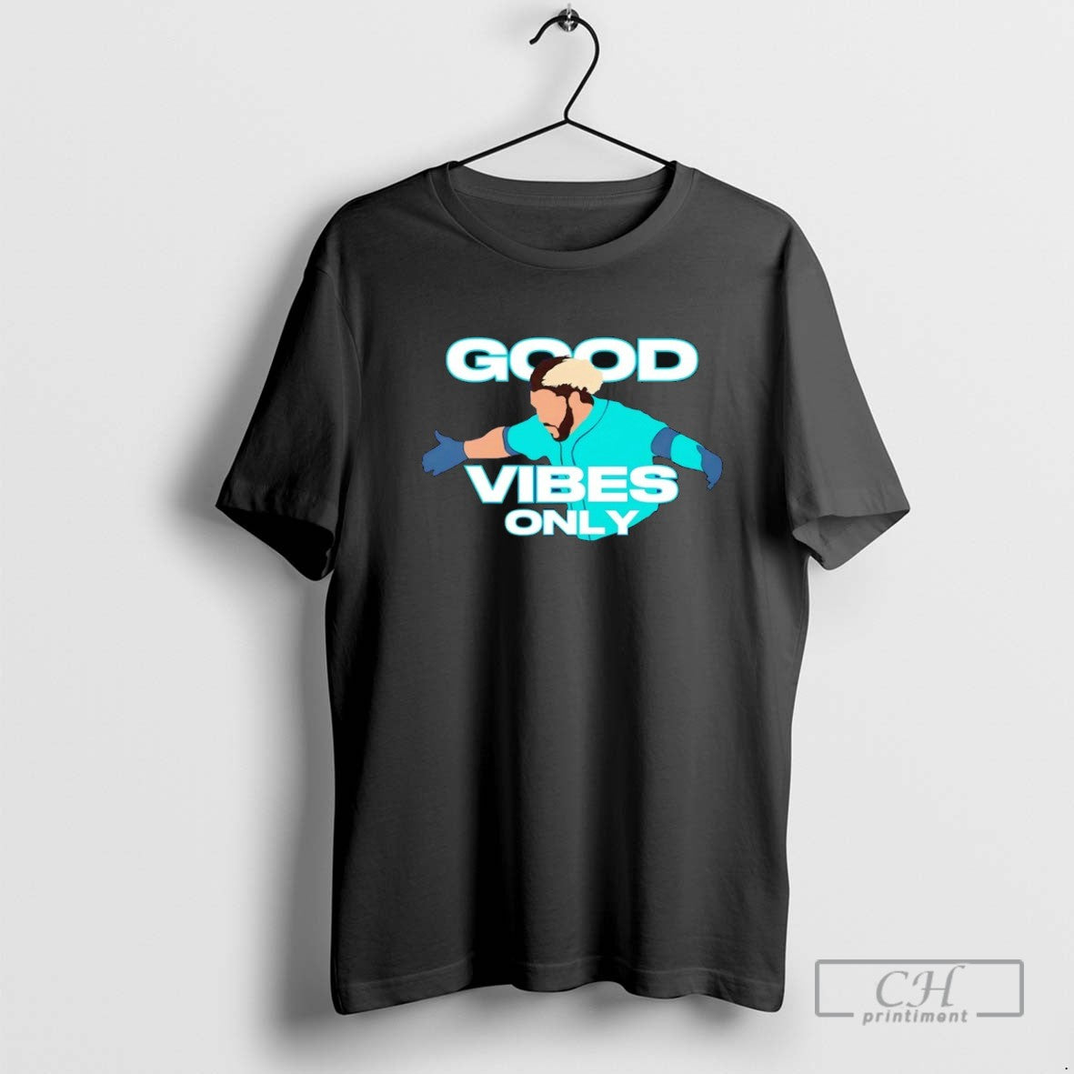 Geno Suarez Good Vibes Only Seattle Mariners Long Sleeve Retro Gift
