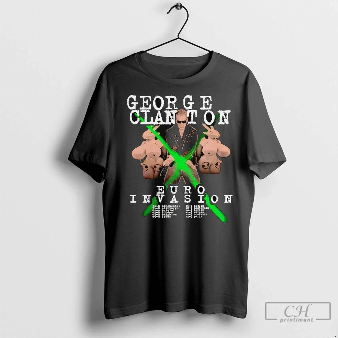 George Clanton Euro Invasion Tour T Shirts Sweatshirt Trendy Design
