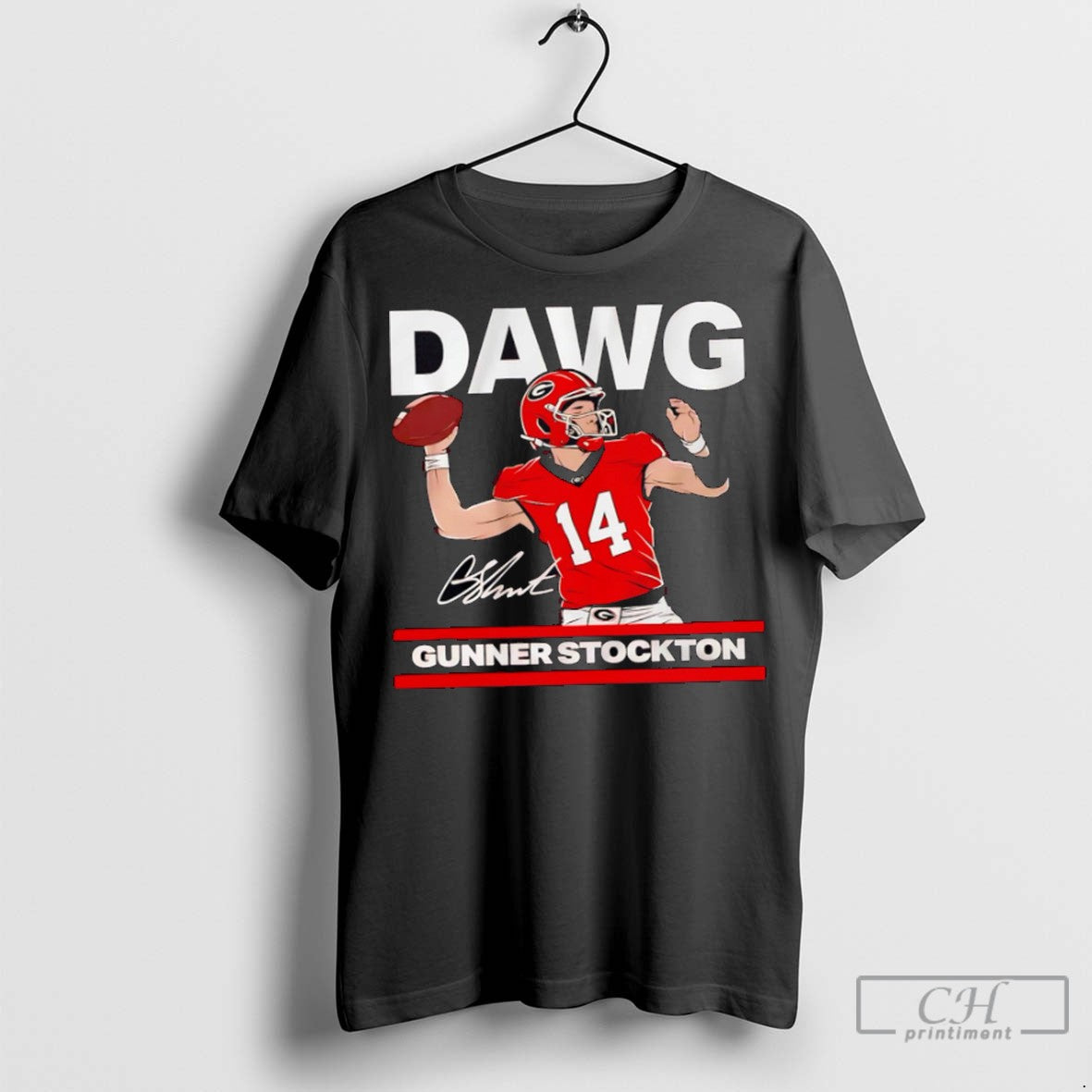 Georgia Football Gunner Stockton Is Dawg Signature T Shirts Jpg Tank