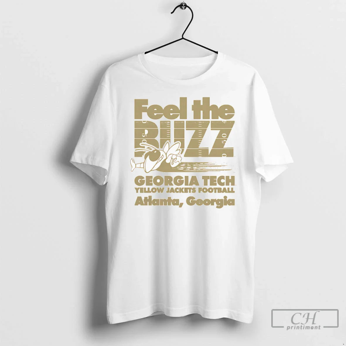 Georgia Tech Feel Buzz T Shirts Tank Top Exclusive Gift