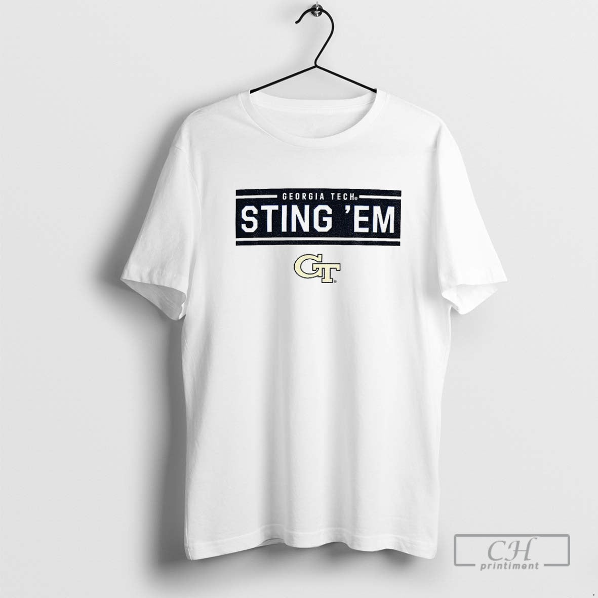 Georgia Tech Yellow Jackets Football Sting Em Logo 2025 Tank Top