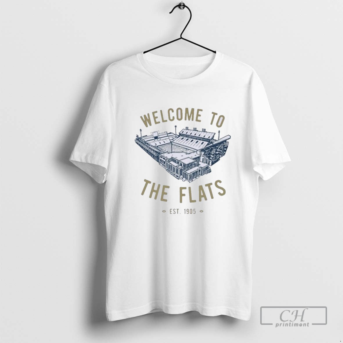 Georgia Tech Yellow Jackets Welcome To Flats Tee Authentic Style