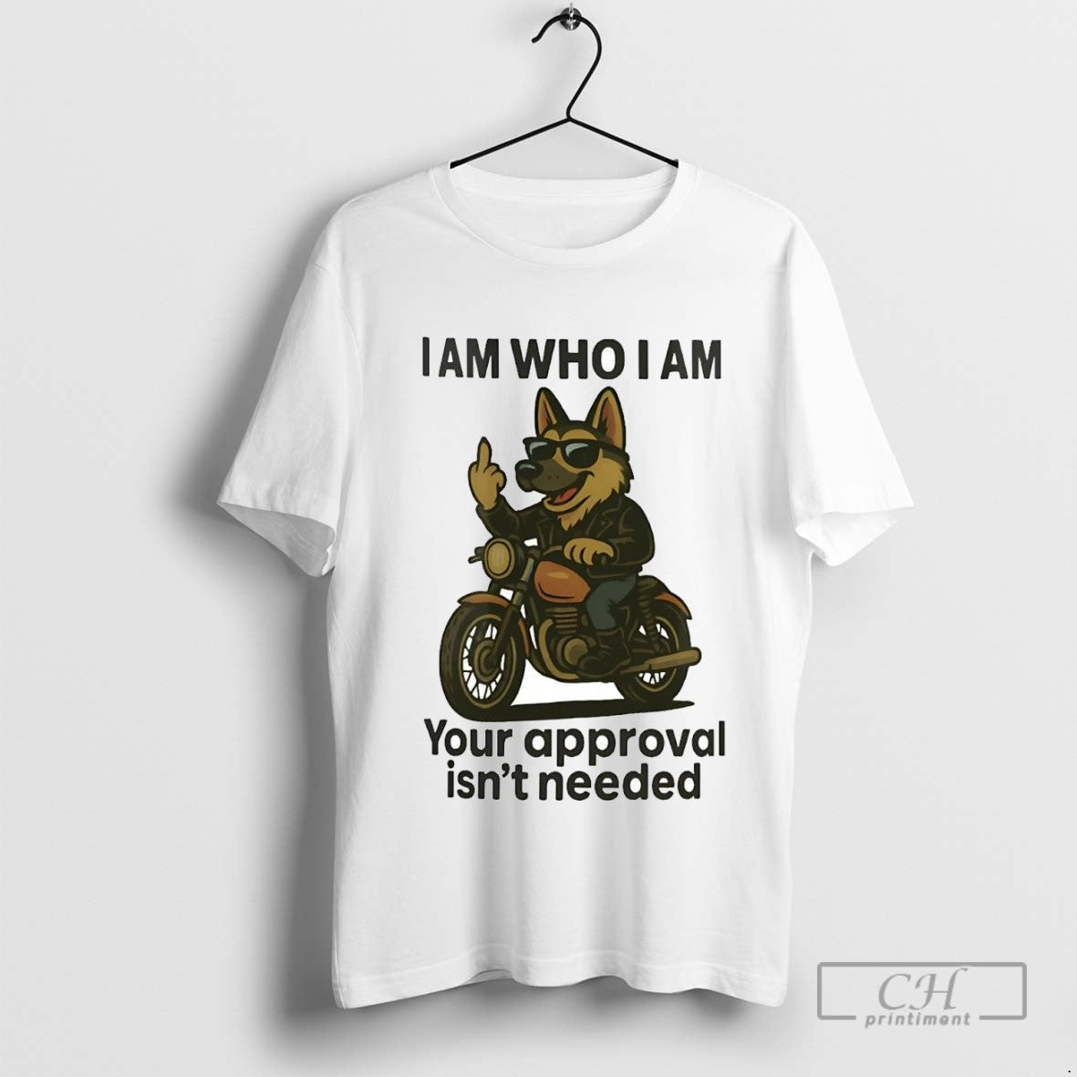 German Shepherd I Am Who I Am Your Approval Isnt Needed Tank Top