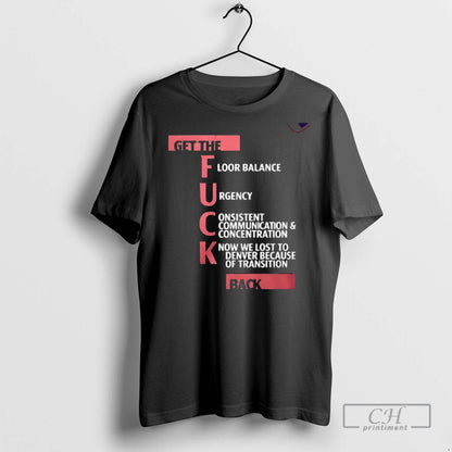 Get Fuck Back T Shirts Tee Elegant Design