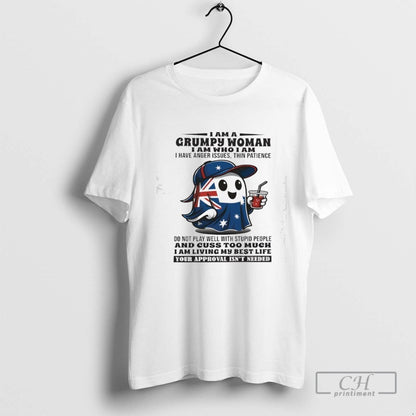 Ghost I Am Grumpy I Am Who I Am I Have Anger Issue TShirt Exclusive