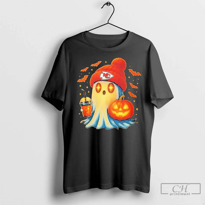 Ghost Kansas City Chiefs Halloween Trick Or Treat T Shirts TShirt