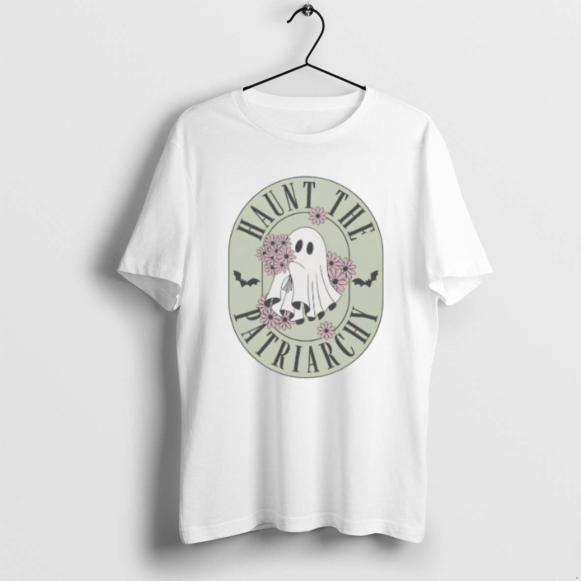 Ghost Flowers Haunt Patriarchy Halloween T Shirts Hoodie Premium