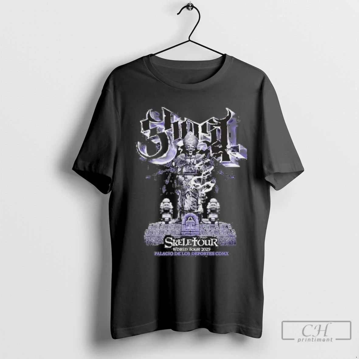 Ghost Palacio De Los Deportes Mexico City Tour 2025 Tee Authentic