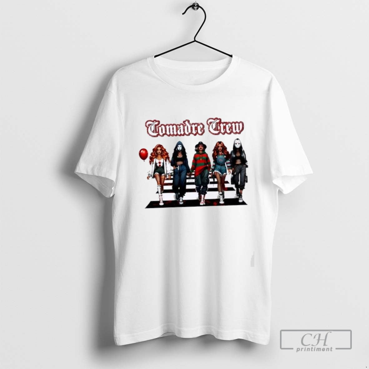 Cosplay Halloween Comadre Crew Horror Friend Shirt Premium Style