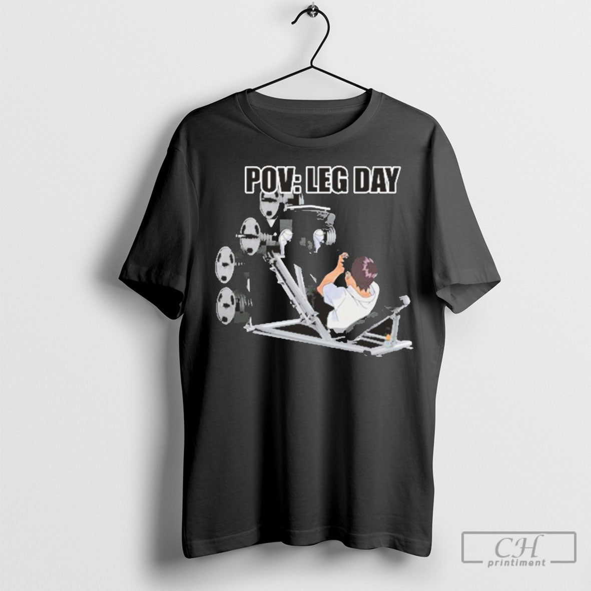 Goofyahhtees Pov Leg Day TShirt Retro Look