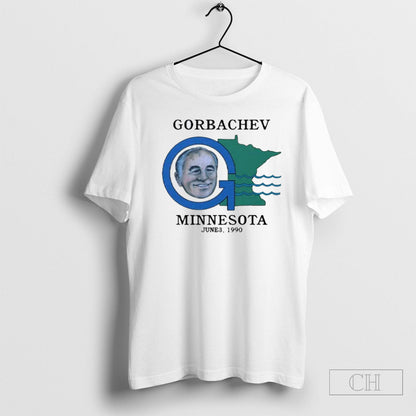 Gorbachev Minnesota June 3 1990 Hoodie Retro Design