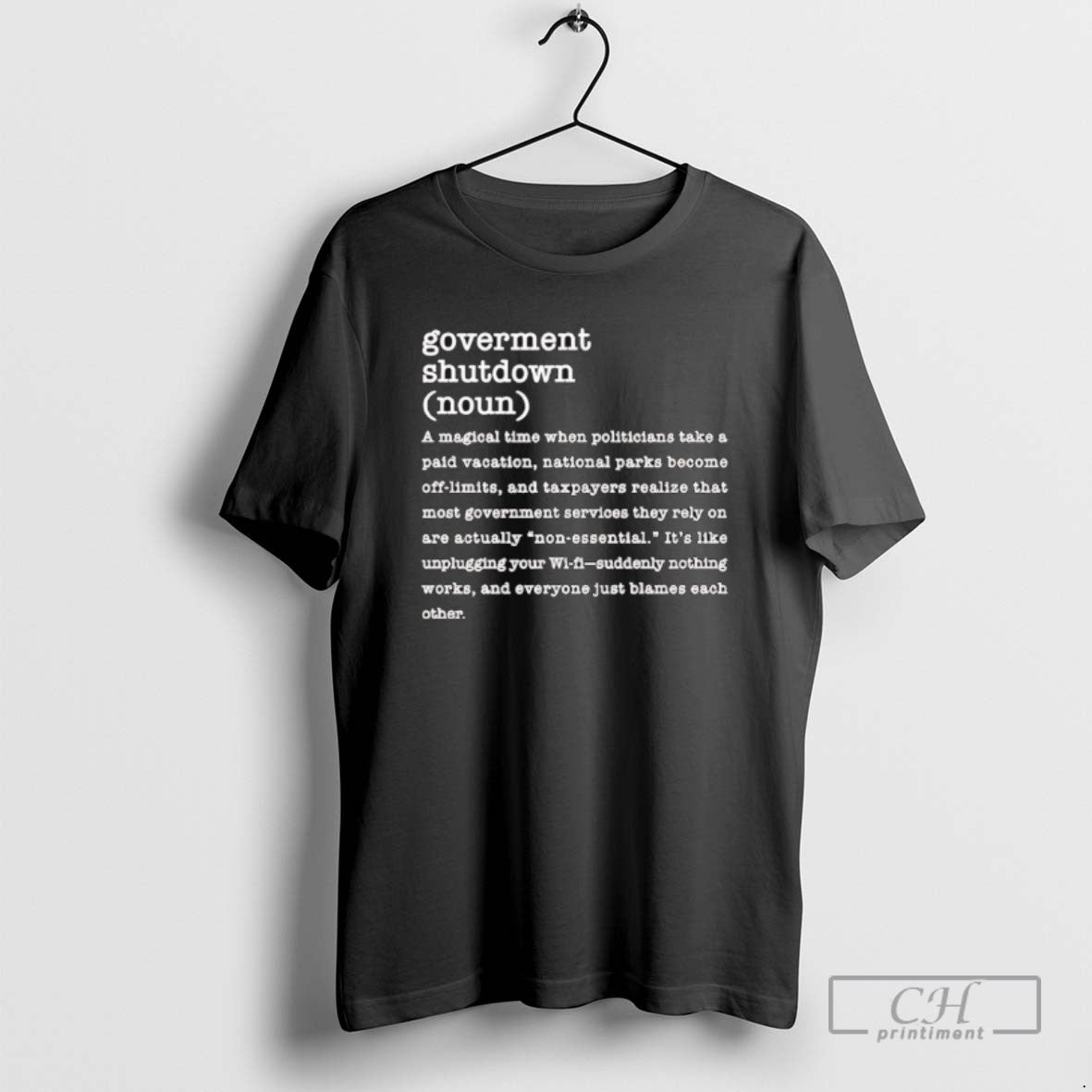 Government Shutdown Definition 2025 T Shirts Tank Top Premium Outfit