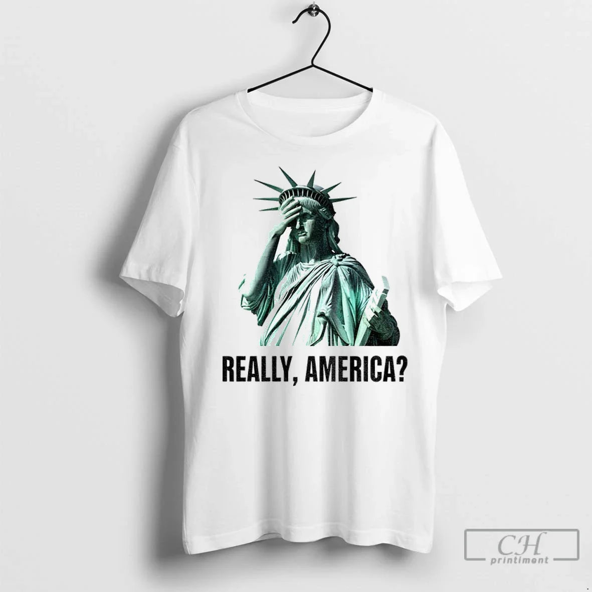 Government Shutdown Statue Liberty Really America T Shirts TShirt