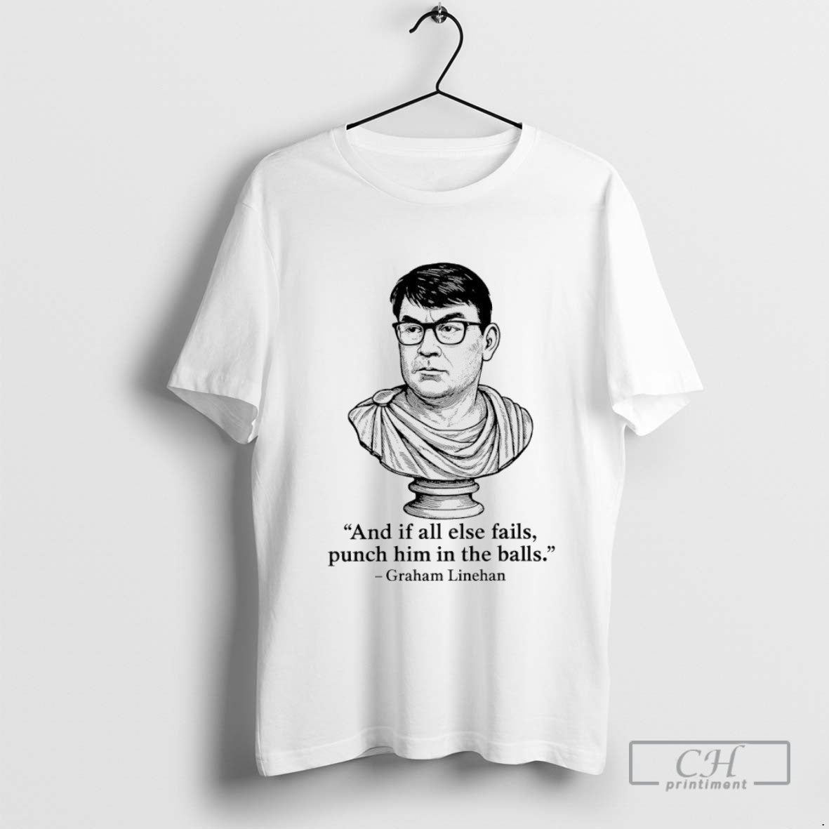 Graham Linehan And If All Else Fails Punch Him Balls Long Sleeve