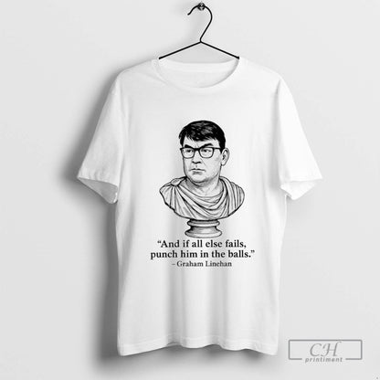 Graham Linehan And If All Else Fails Punch Him Balls Long Sleeve