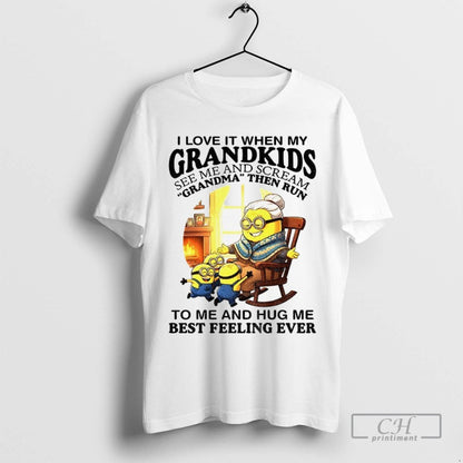 Grandma Minions I Love It When My Grandkids See Me And Scream Grandma
