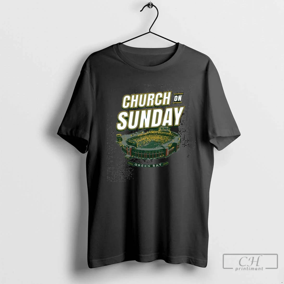 Green Bay Packers Church Sunday Tee Vintage Gift