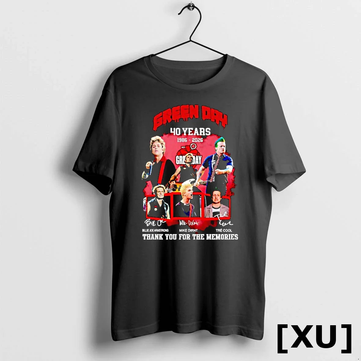 Green Day 40 Years 1986 2026 Armstrong Dirnt Thank You Memories