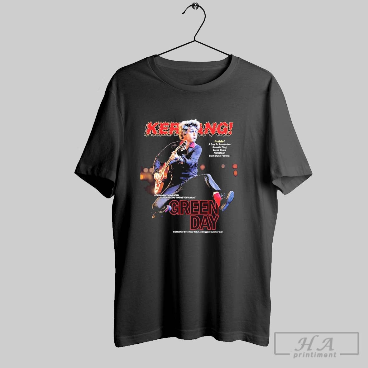Green Day Cover Kerrang 2025 T Shirts Tee Unique Design