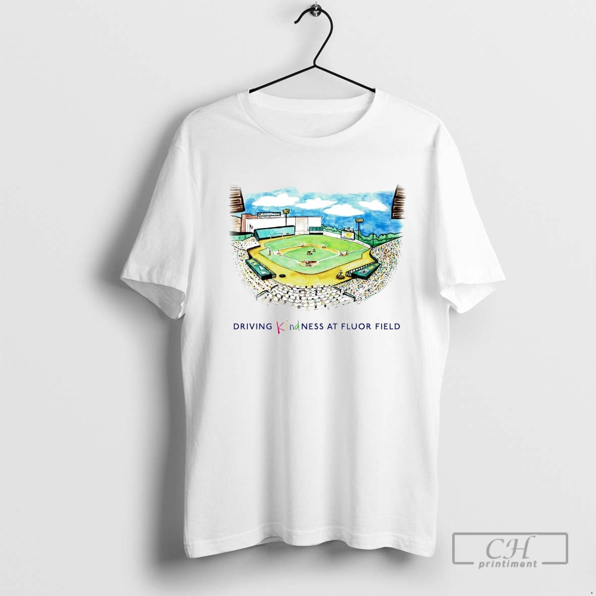 Greenville Drive Stadium Driving Kindness Fluor Field Long Sleeve