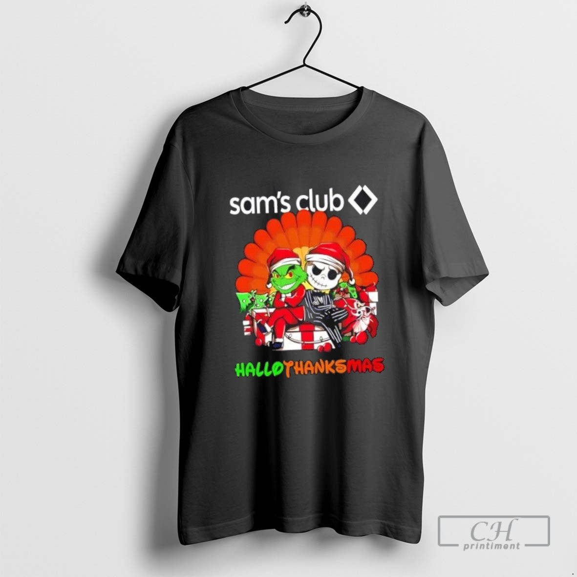 Grinch And Jack Skellington X Sams Club Happy Hallothanksmas Long