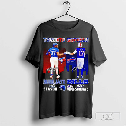 Guerrero Jr Toronto Blue Jays All Season And Josh Allen Buffalo Bills