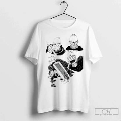 Guts Homer Simpson Berserk T Shirts Tee Stylish Outfit