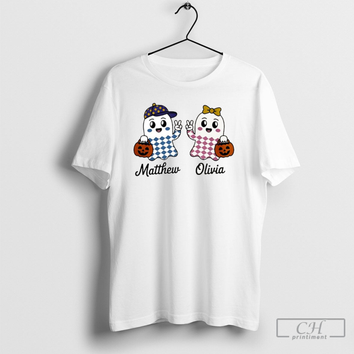 Halloween Ghosts Matthew And Olivia Tank Top Authentic Merch
