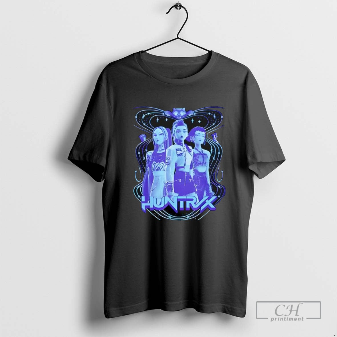 Halloween Huntrix Distressed TShirt Vintage Style
