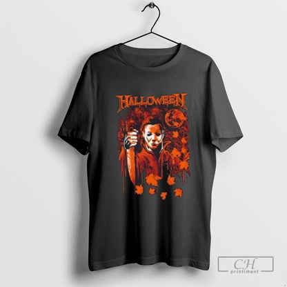 Halloween Michael Myers Autumn Terror Tee Exclusive Art