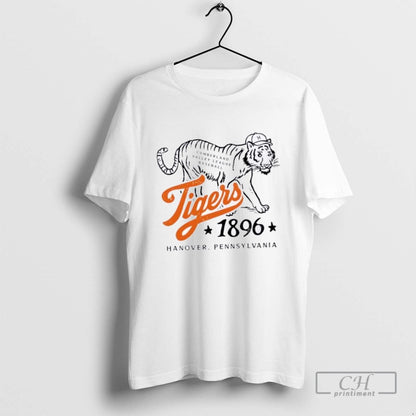 Hanover Tigers Pennsylvania Defunct Baseball Teams Tee Vintage Art