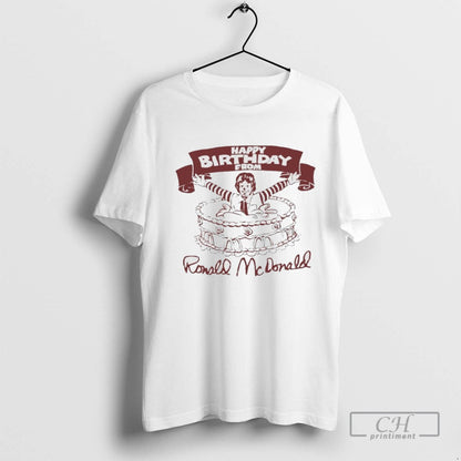 Happy From Ronald Mcdonald TShirt Designer Look