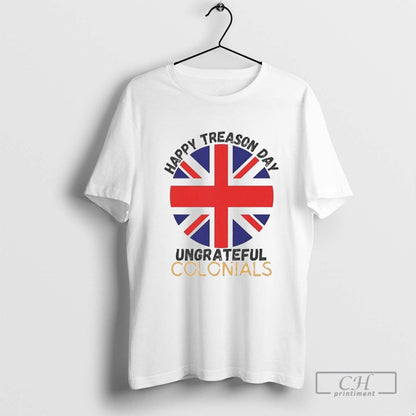 Happy Treason Ungrateful Colonials Tank Top Authentic Look