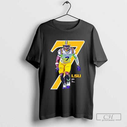 Harold Perkins Jr 7 Lsu Tigers 2025 Ncaa Player Tee Stylish Collection