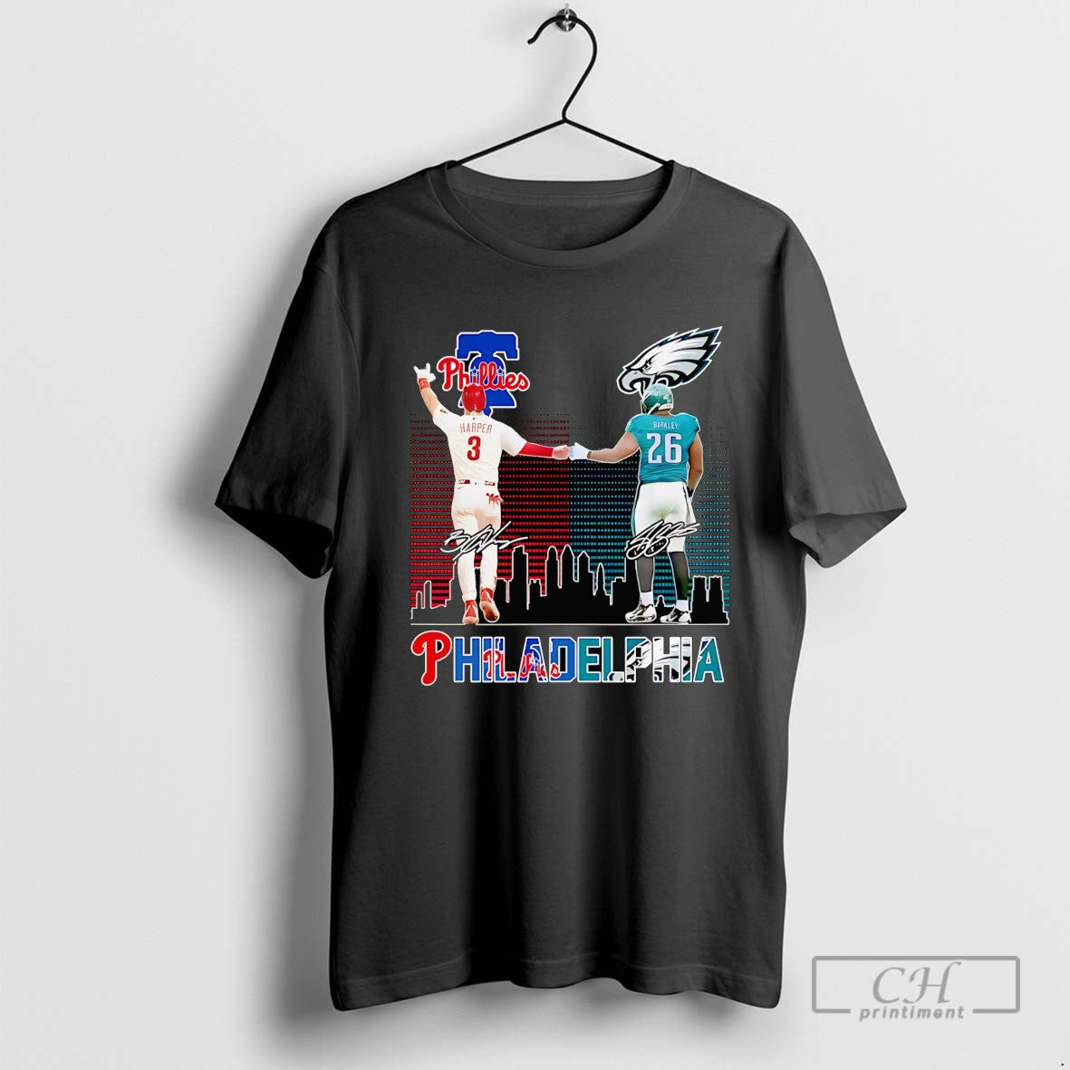 Harper And Barkley Philadelphia Skyline TShirt Premium Collection