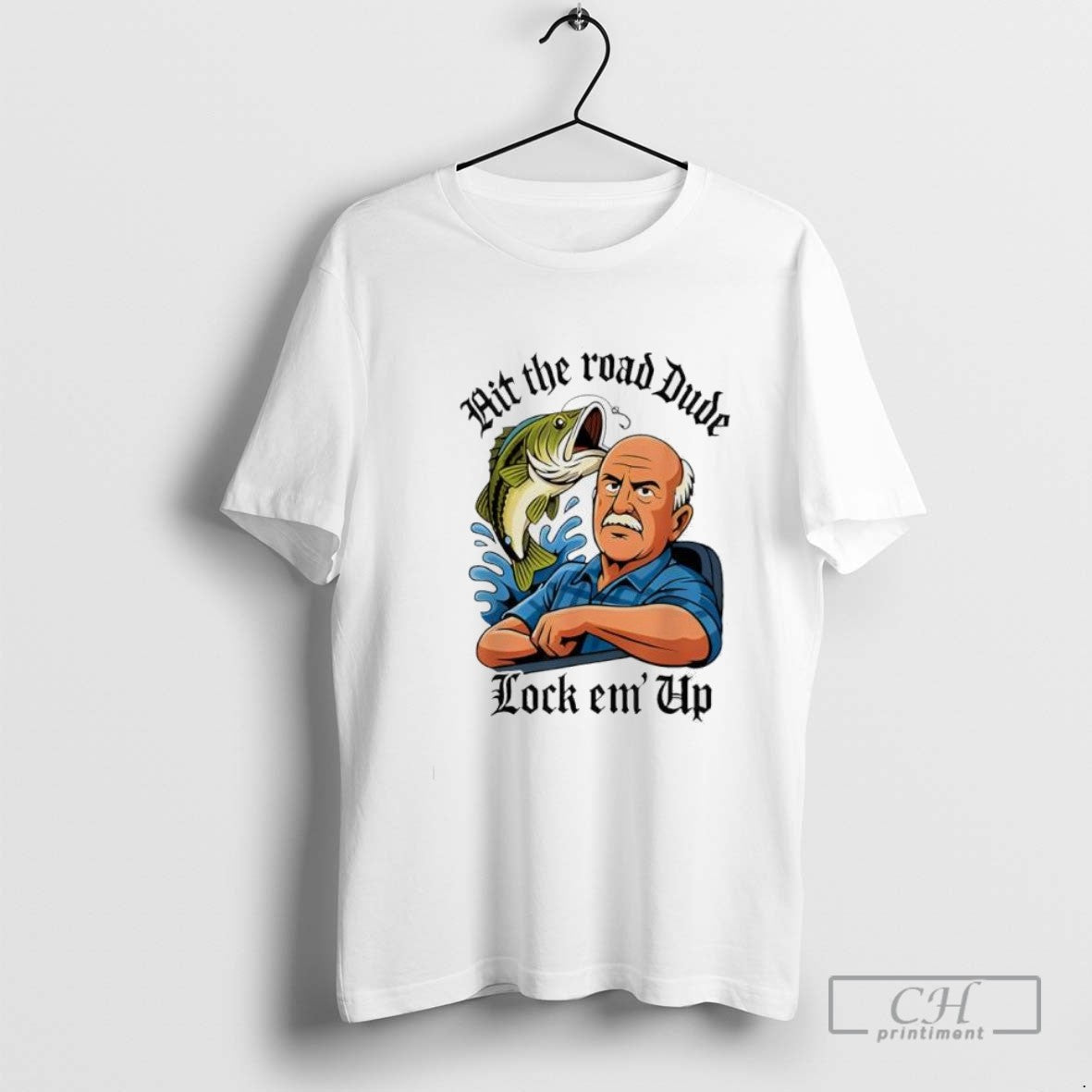 Hit Road Dude Lock Em Up Hoodie Designer Fashion