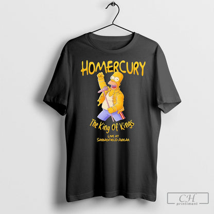 Homercury King Kings Homer Simpson TShirt Elegant Style