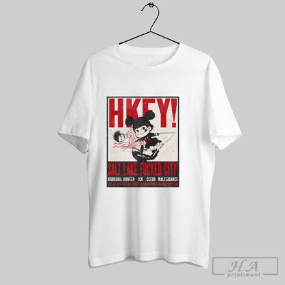 Hong Kong Fuck You Sept 23 2025 Salt Lake City Ut Tour T Shirts Shirt