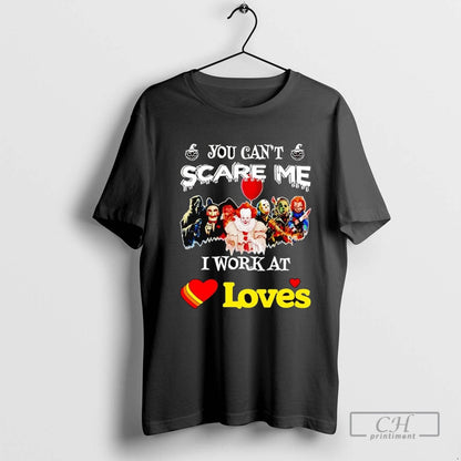 Horror Halloween You Cant Scare Me I Work Loves Long Sleeve Authentic