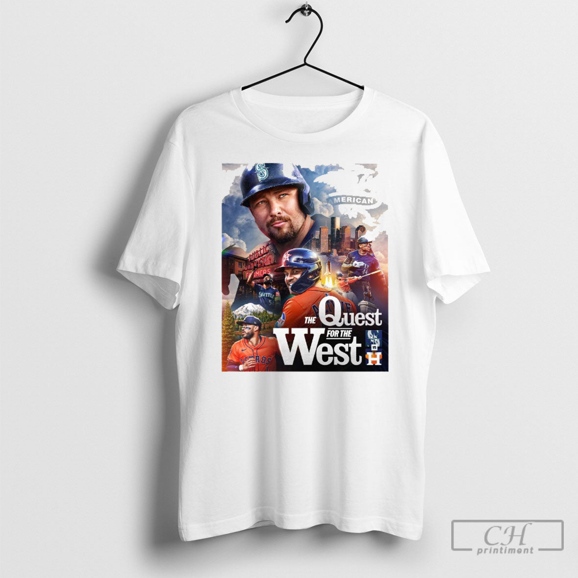Houston Astros Vs Seattle Mariners Quest West 2025 Sweatshirt Trendy