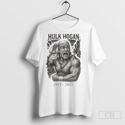 Hulk Hogan Tribute Memorial 1953 2025 Tee Vintage Look