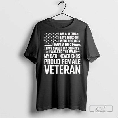 I Am Veteran I Love Freedom T Shirts Shirt Designer Gift